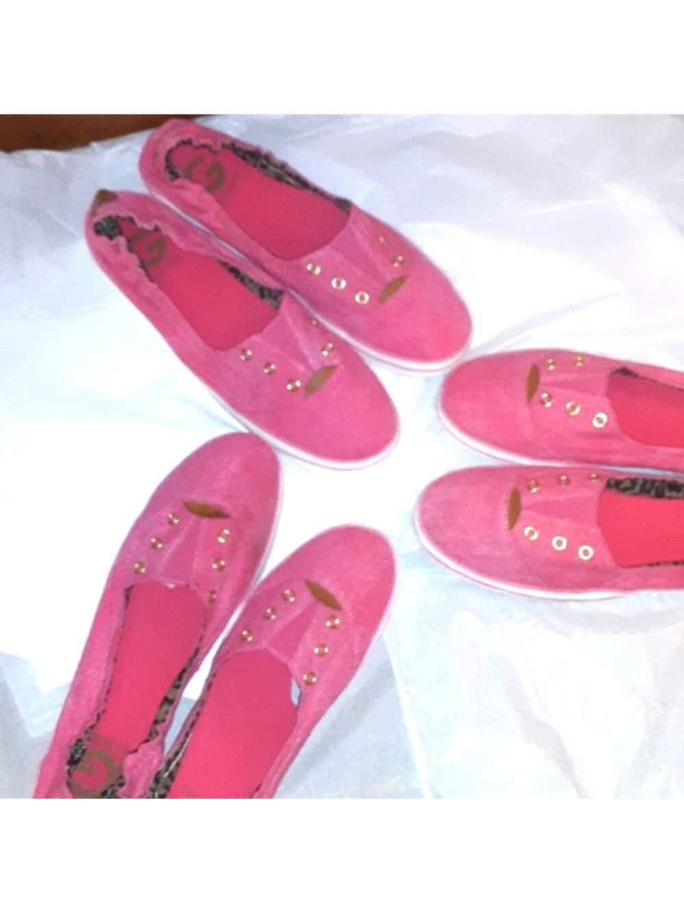 Guess Pink Womens Shoes Casual Sneakers New! 7 1/2 - Picture 12 of 13